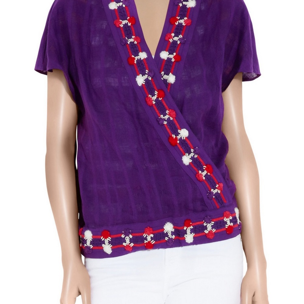 Tory Burch Imogen Linen Top